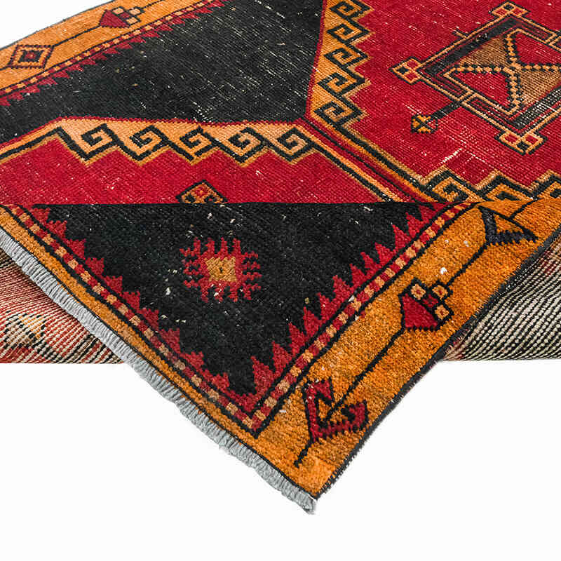 Vintage Turkish Hand-Knotted Runner - 3' 7" x 10' 5" (43" x 125") - K0072963