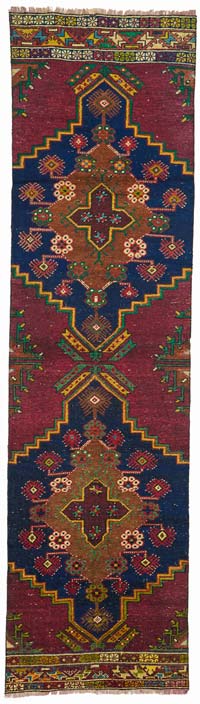 Vintage Anadolu Yolluk - 84 cm x 310 cm