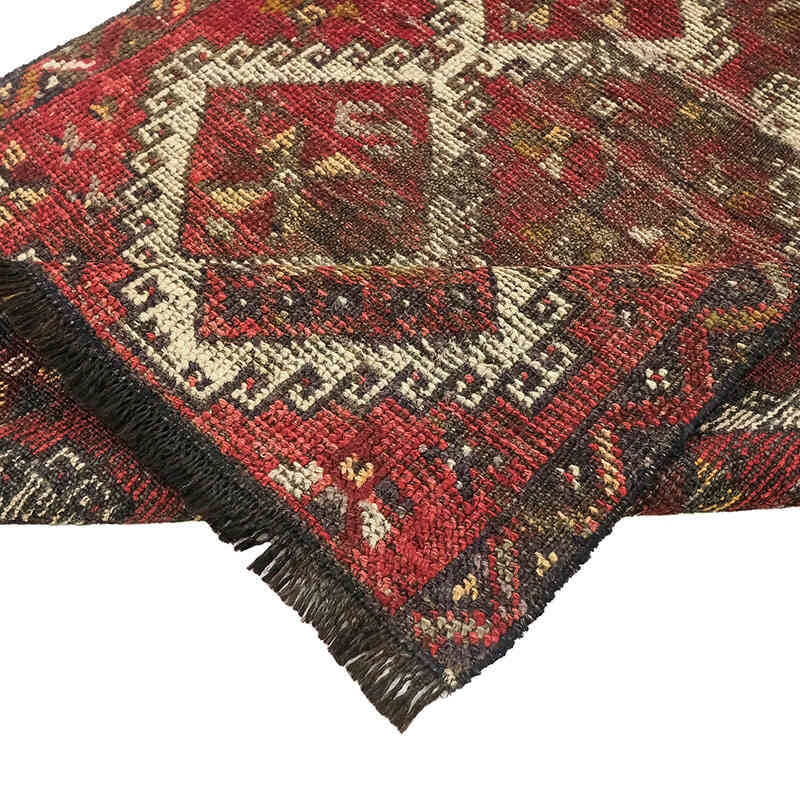 El Dokuma Vintage Halı - 90 cm x 202 cm - K0072968