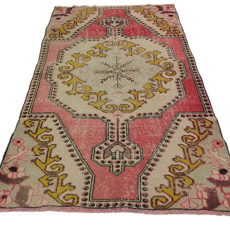 Vintage Turkish Hand-Knotted Rug - 3' 7" x 6' 6" (43" x 78") - K0072972