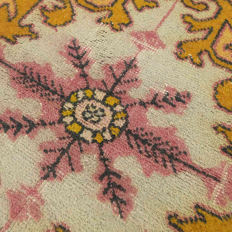 Alfombra Vintage Turca Anudada a Mano - 110 cm x 228 cm - K0072976