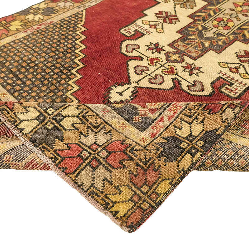 Vintage Turkish Hand-Knotted Rug - 3' 5" x 7' 3" (41" x 87") - K0072982