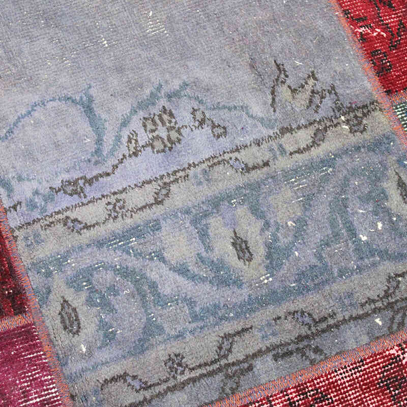 Patchwork El Dokuma Halı - 172 cm x 241 cm - K0072991