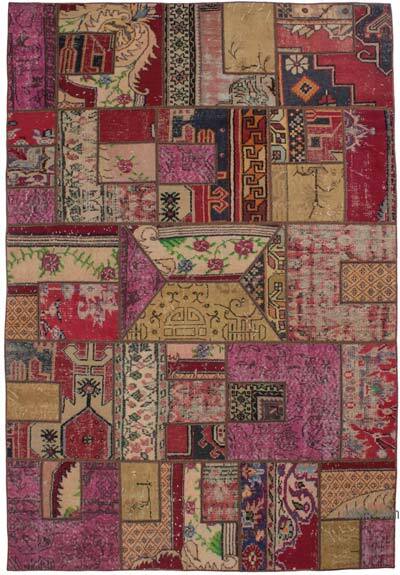 Patchwork El Dokuma Halı - 165 cm x 241 cm