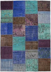 Patchwork El Dokuma Halı - 171 cm x 243 cm