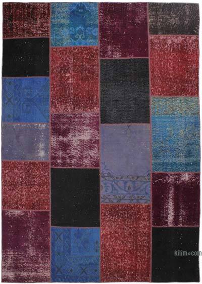 Patchwork El Dokuma Halı - 172 cm x 243 cm