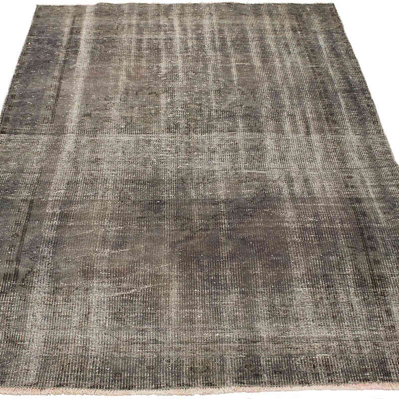 Alfombra Turca Vintage Sobre-teñida - 157 cm x 225 cm - K0073011