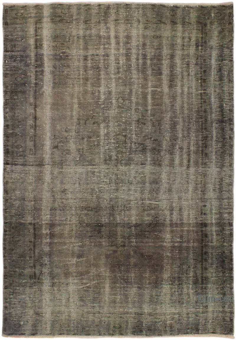 Alfombra Turca Vintage Sobre-teñida - 157 cm x 225 cm - K0073011
