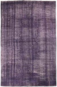 Over-dyed Vintage Hand-Knotted Turkish Rug - 6' 8" x 10' 6" (80" x 126")