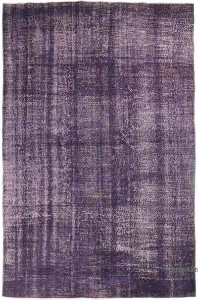 Boyalı El Dokuma Vintage Halı - 203 cm x 320 cm