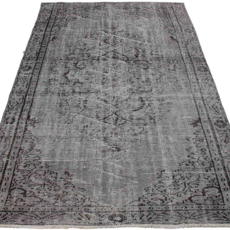 Alfombra Turca Vintage Sobre-teñida - 142 cm x 275 cm - K0073023