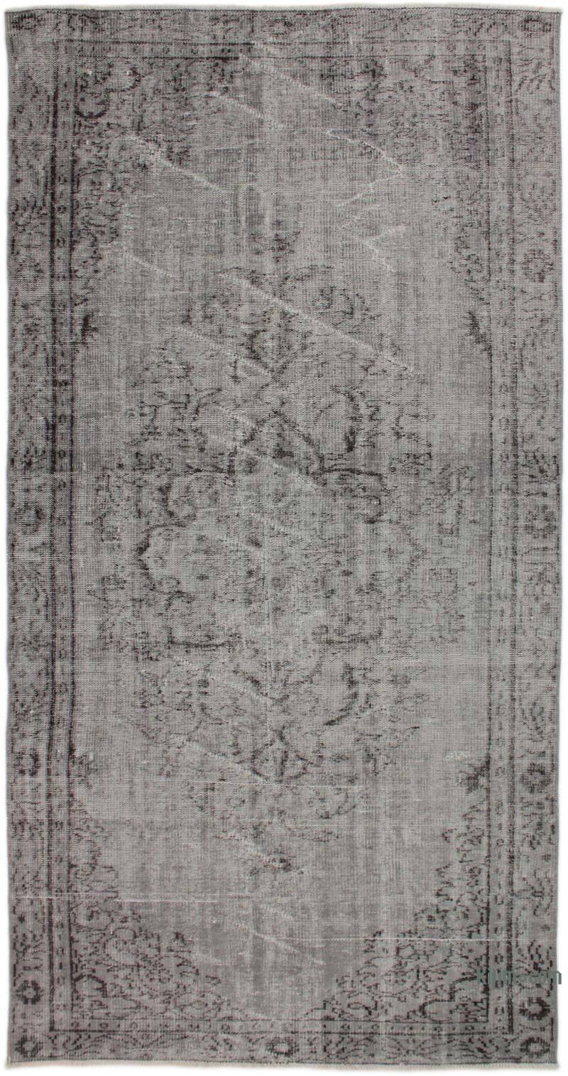 Alfombra Turca Vintage Sobre-teñida - 142 cm x 275 cm - K0073023