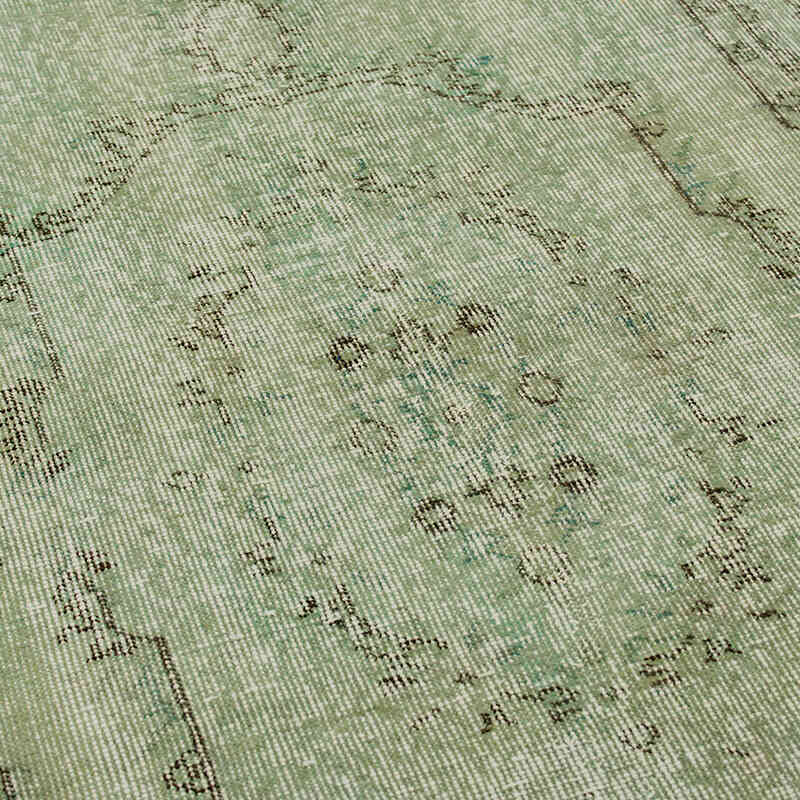 Boyalı El Dokuma Vintage Halı - 116 cm x 204 cm - K0073024