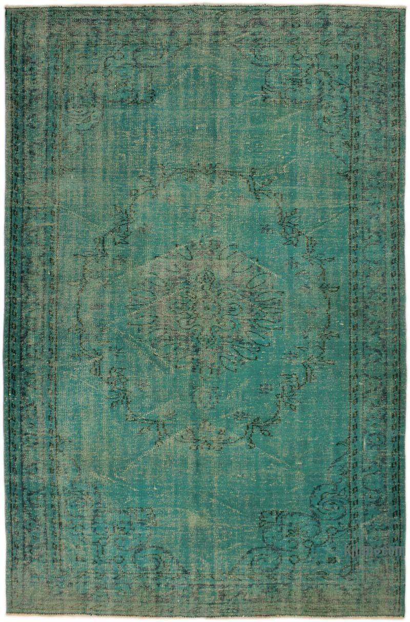 Alfombra Turca Vintage Sobre-teñida - 184 cm x 284 cm - K0073026