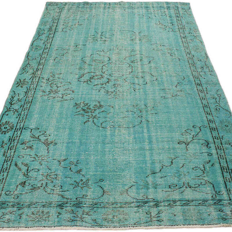 Boyalı El Dokuma Vintage Halı - 167 cm x 292 cm - K0073027