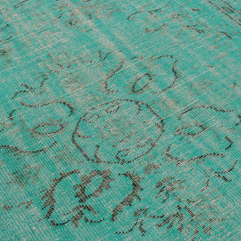 Boyalı El Dokuma Vintage Halı - 167 cm x 292 cm - K0073027