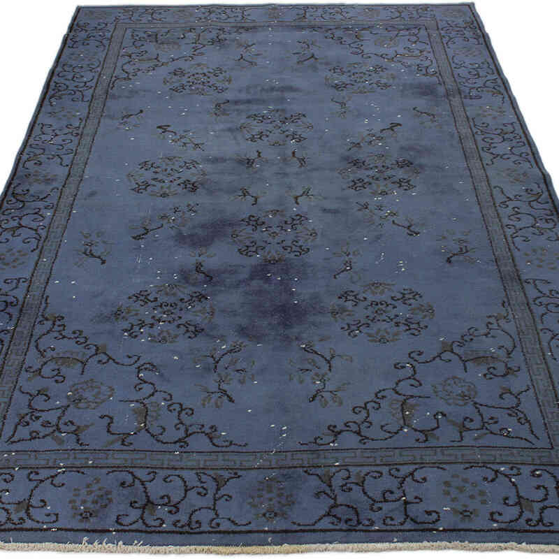 Alfombra Turca Vintage Sobre-teñida - 156 cm x 263 cm - K0073030