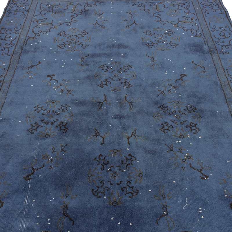 Boyalı El Dokuma Vintage Halı - 156 cm x 263 cm - K0073030