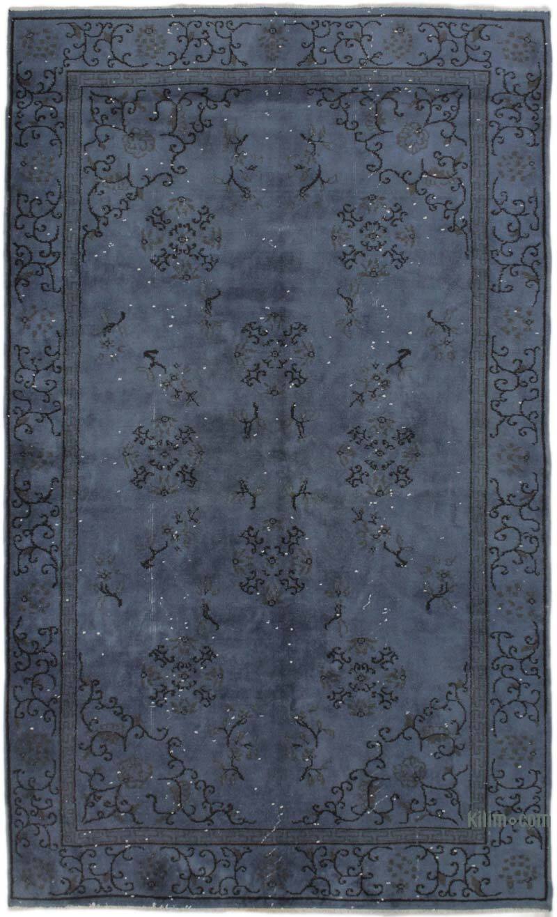 Alfombra Turca Vintage Sobre-teñida - 156 cm x 263 cm - K0073030
