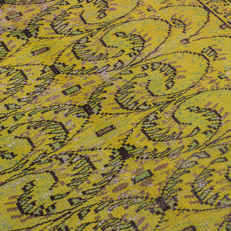 Boyalı El Dokuma Vintage Halı - 145 cm x 235 cm - K0073031
