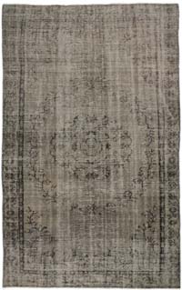 Boyalı El Dokuma Vintage Halı - 168 cm x 272 cm