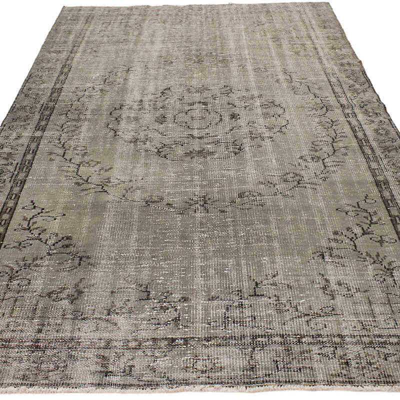 Alfombra Turca Vintage Sobre-teñida - 168 cm x 272 cm - K0073032
