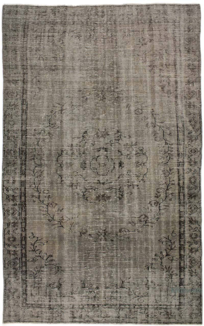 Alfombra Turca Vintage Sobre-teñida - 168 cm x 272 cm - K0073032