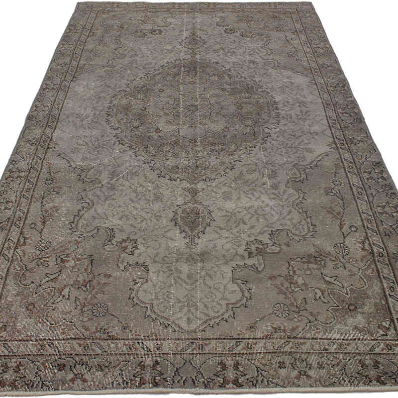 Alfombra Turca Vintage Sobre-teñida - 148 cm x 280 cm - K0073033