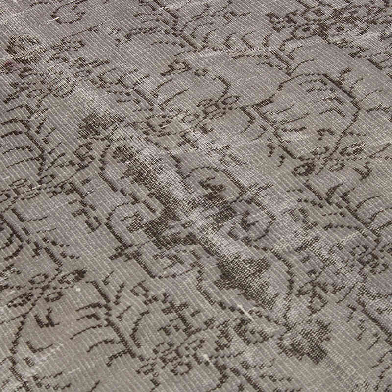 Over-dyed Vintage Hand-Knotted Turkish Rug - 5' 4" x 9' 10" (64" x 118") - K0073034