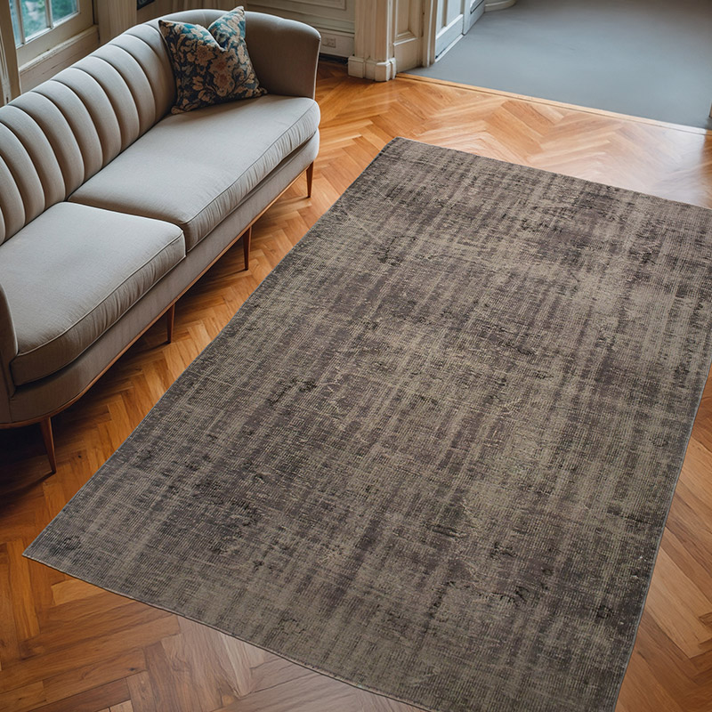 Alfombra Turca Vintage Sobre-teñida - 180 cm x 280 cm - K0073035