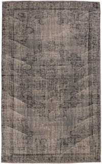 Over-dyed Vintage Hand-Knotted Turkish Rug - 5' 9" x 9' 3" (69" x 111")