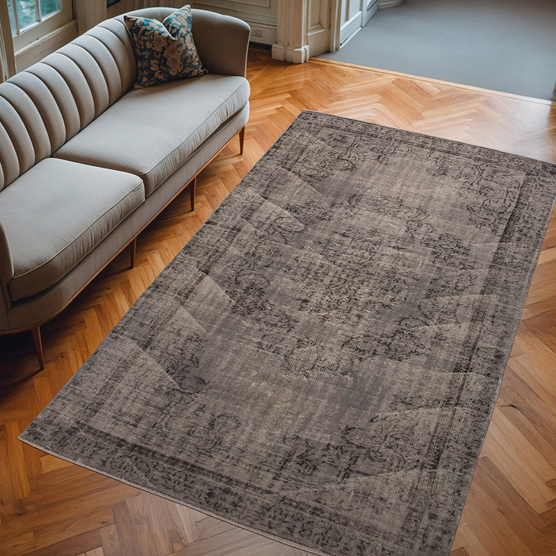Alfombra Turca Vintage Sobre-teñida - 174 cm x 282 cm - K0073036