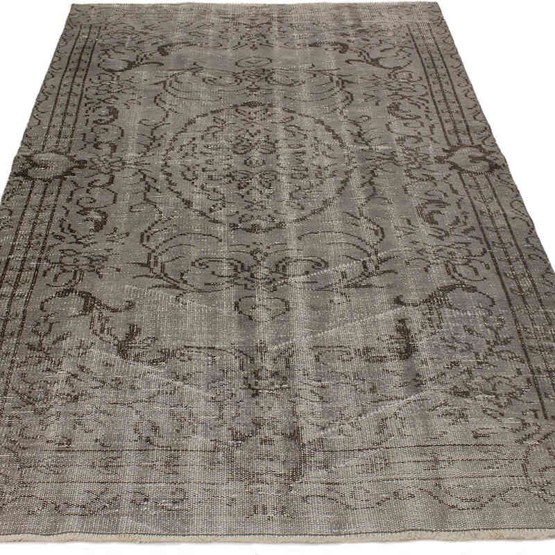 Boyalı El Dokuma Vintage Halı - 138 cm x 238 cm - K0073038