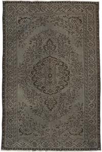 Boyalı El Dokuma Vintage Halı - 178 cm x 270 cm