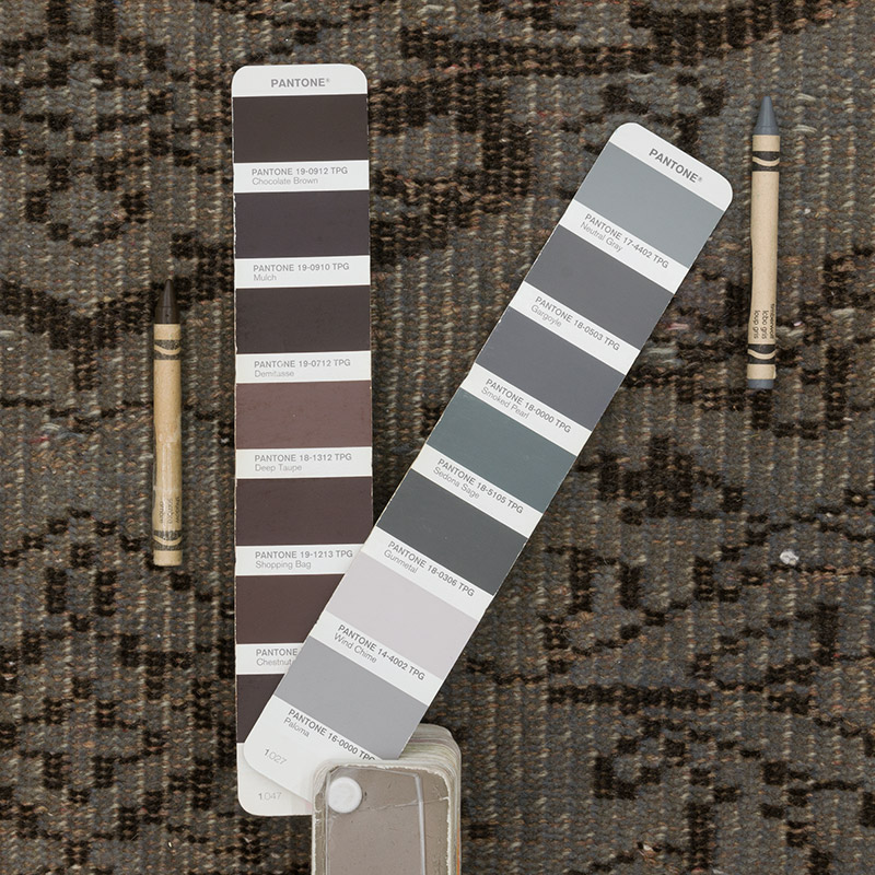 Alfombra Turca Vintage Sobre-teñida - 178 cm x 270 cm - K0073040