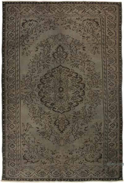 Alfombra Turca Vintage Sobre-teñida - 178 cm x 270 cm