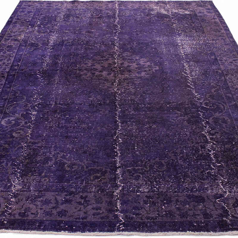 Boyalı El Dokuma Vintage Halı - 214 cm x 290 cm - K0073041