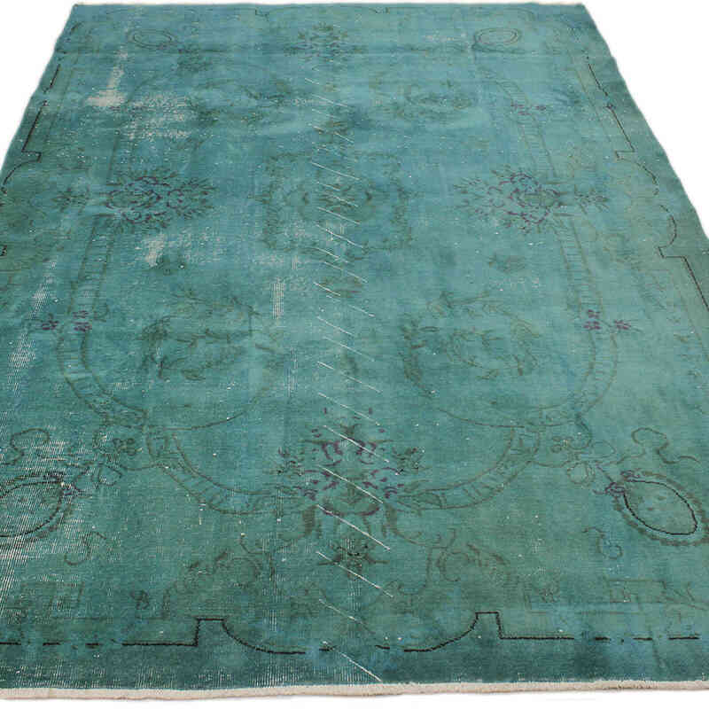 Alfombra Turca Vintage Sobre-teñida - 188 cm x 283 cm - K0073049