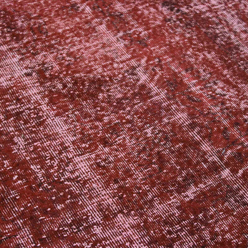 Over-dyed Vintage Hand-Knotted Turkish Rug - 5' 4" x 8' 3" (64" x 99") - K0073052