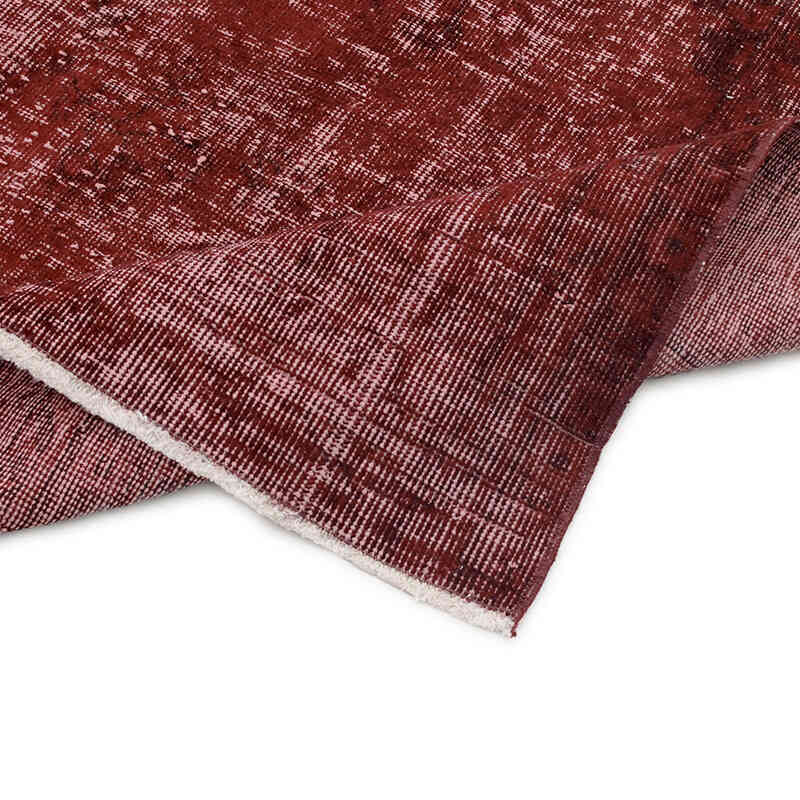 Over-dyed Vintage Hand-Knotted Turkish Rug - 5' 4" x 8' 3" (64" x 99") - K0073052