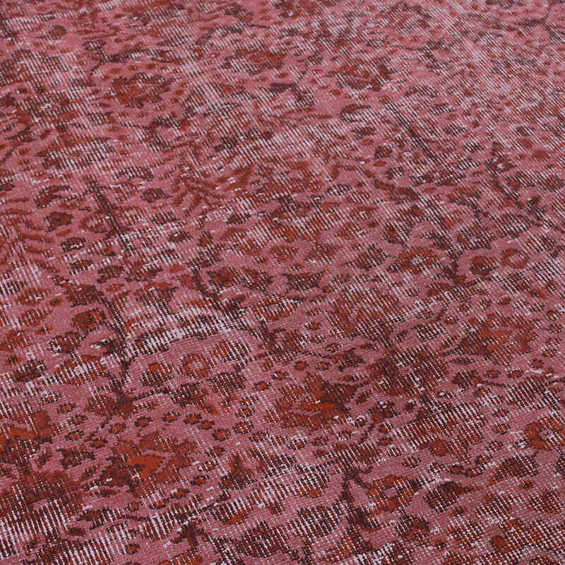 Over-dyed Vintage Hand-Knotted Turkish Rug - 5' 10" x 9' 1" (70" x 109") - K0073053