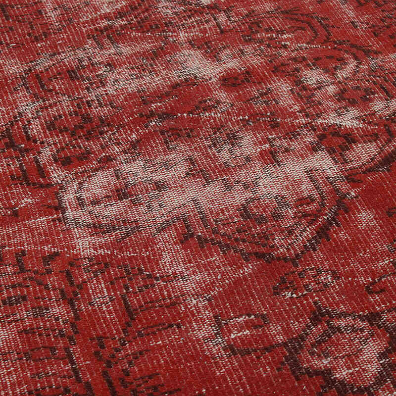 Over-dyed Vintage Hand-Knotted Turkish Rug - 5'  x 8' 8" (60" x 104") - K0073054