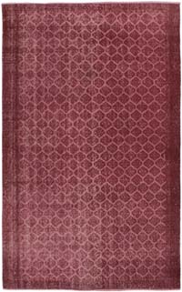 Boyalı El Dokuma Vintage Halı - 151 cm x 243 cm