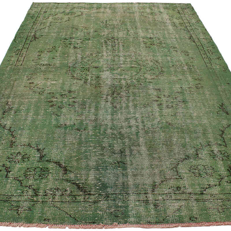 Boyalı El Dokuma Vintage Halı - 170 cm x 275 cm - K0073064