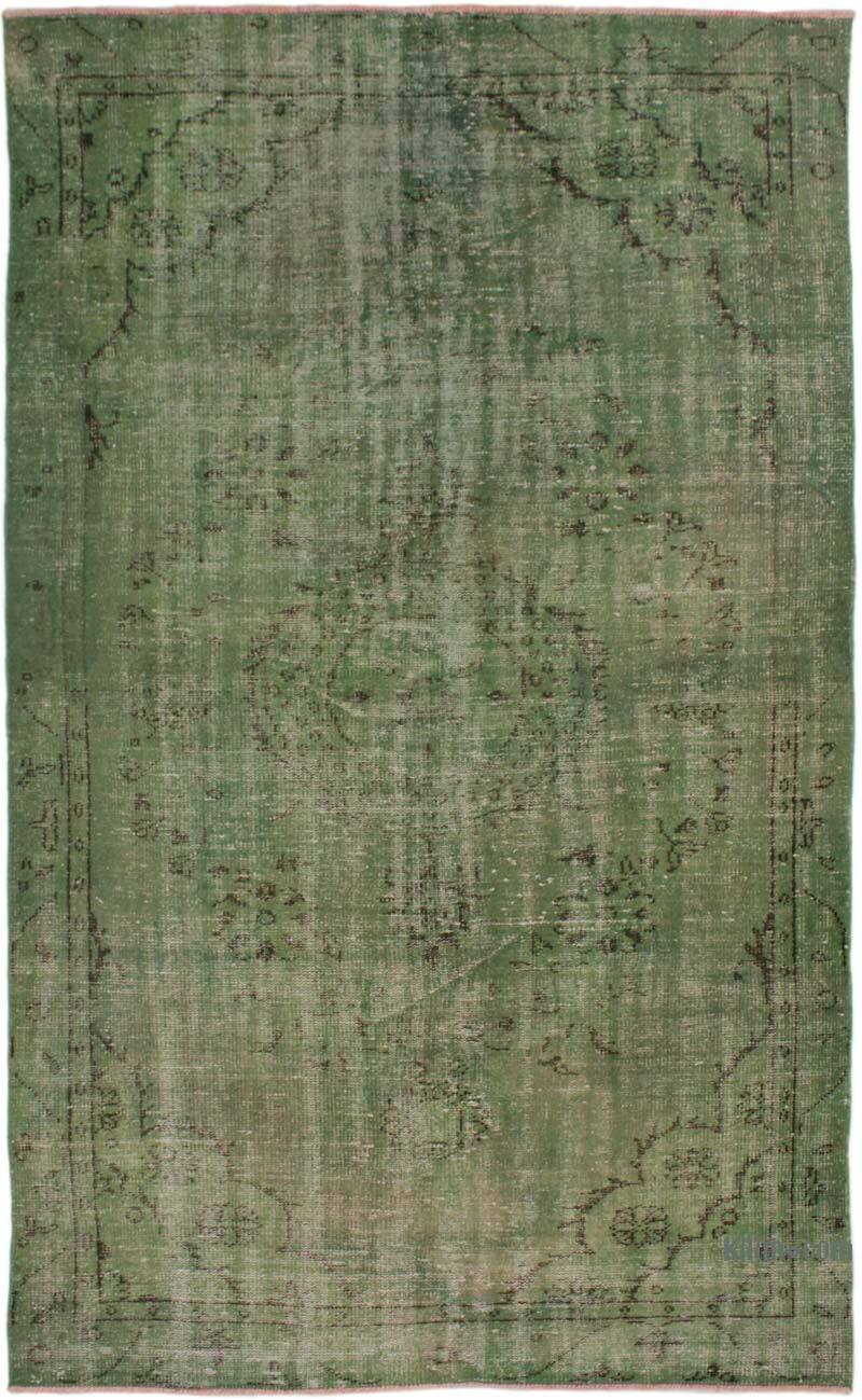 Boyalı El Dokuma Vintage Halı - 170 cm x 275 cm - K0073064