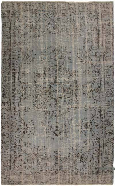 Alfombra Turca Vintage Sobre-teñida - 172 cm x 282 cm