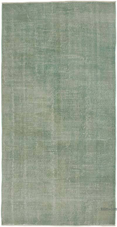 Alfombra Turca Vintage Sobre-teñida - 147 cm x 292 cm