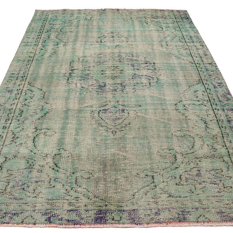 Boyalı El Dokuma Vintage Halı - 164 cm x 278 cm - K0073068