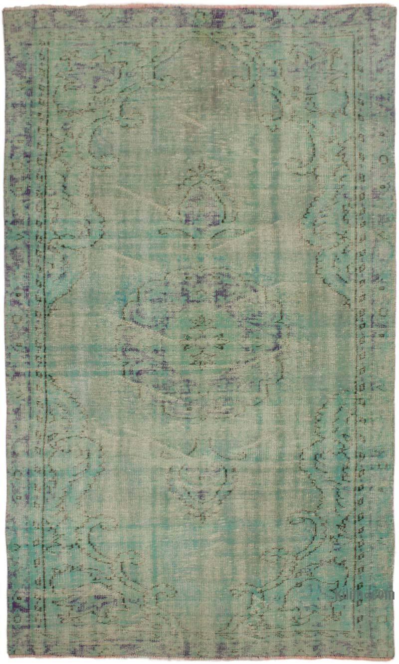 Boyalı El Dokuma Vintage Halı - 164 cm x 278 cm - K0073068