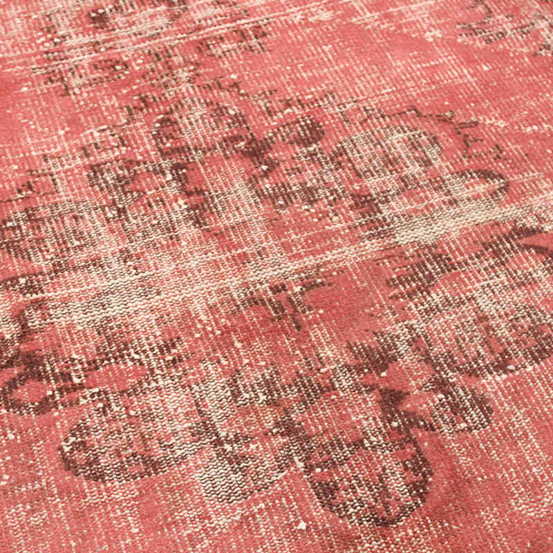 Over-dyed Vintage Hand-Knotted Turkish Rug - 5' 2" x 8' 2" (62" x 98") - K0073075